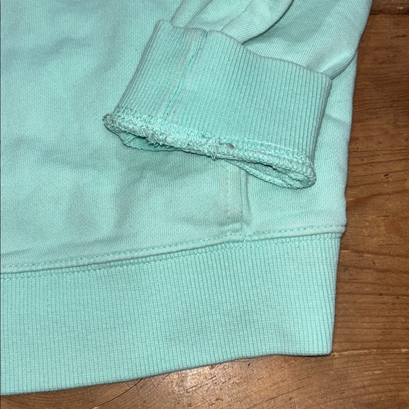 Vineyard Vines Mint & Blue Quarter-Zip Pullover Women’s Shep Sweatshirt Sz Small - Picture 7 of 12